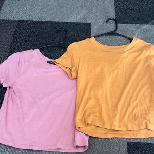 Two forever 21 tees